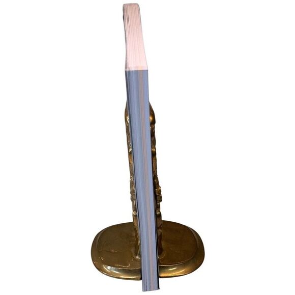 Vtg Andrea by Sadek Brass Parrot Bird Bookends 1980s Mid Century Pair - Picture 8 of 16